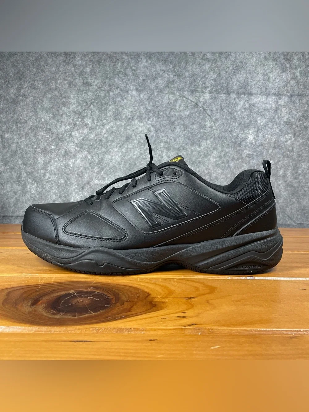New Balance 626 Industrial Mens 15 4E Black Leather Slip Resistant Work Shoes